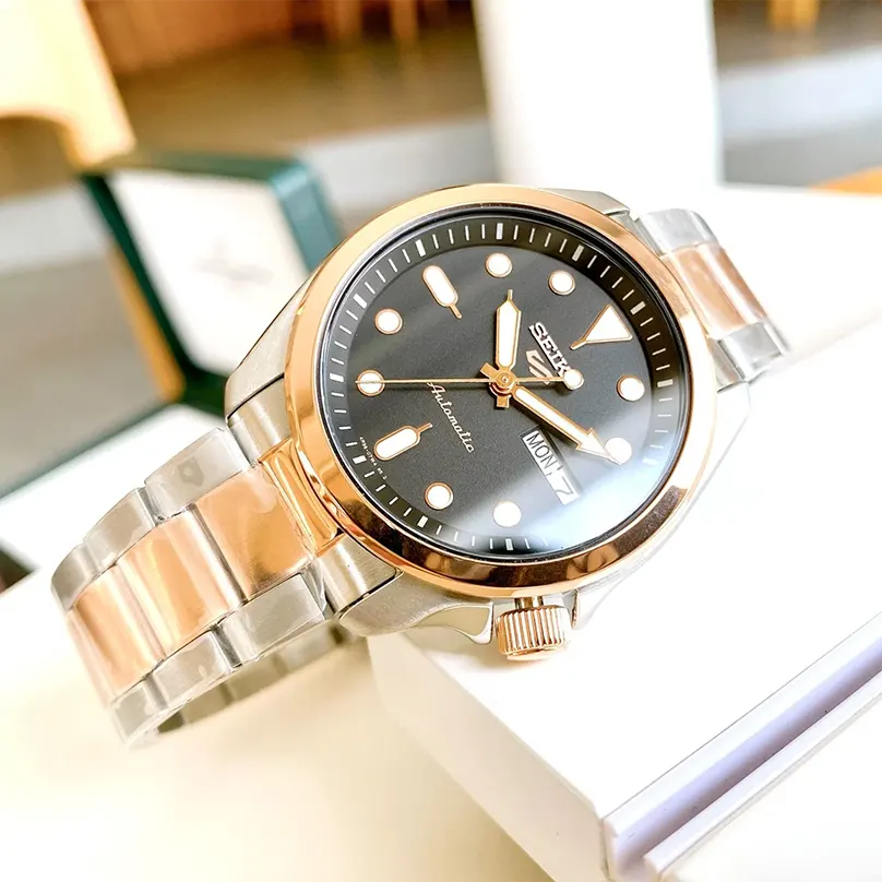 Seiko 5 Sports Two-tone Automatic Men's Watch- SRPE58K1